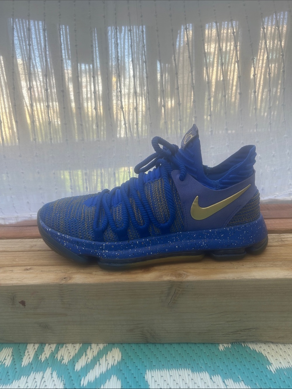 Nike Zoom KD 10 EP ,Racer Blue Metallic Gold‘